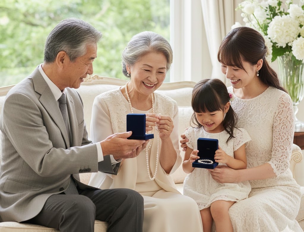 真珠は家族の宝石